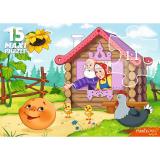 ПазлыМакси 15 дет. Колобок ПМ-3845, (Рыжий кот)