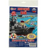 Умка Настольная Игра Морской бой (игра-ходилка, фишки, кубик, в пакете, от 3 лет) 113592, (ООО 