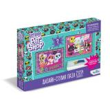 Пазлы набор 108 дет. Littlest Pet Shop. Дизайн-студия. Город зверей (2в1) (элементы для украшения) (+сюрприз) 04421, (ООО 
