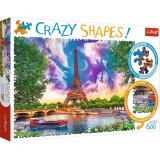 Пазлы 600 дет. Небеса над Парижем (Crazy Shapes) 11115, (KZWP Trefl-Krakow)