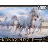 ПазлыKONIGSPUZZLE 1000 дет. Дикий табун камаргу ГИK1000-0646, (Рыжий кот)