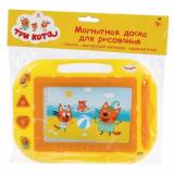 Играем Вместе Доска для рисования Три кота (21*15см, магнитная с курсором, ручка, 2 штампика) (в пакете) (от 3 лет) B1515226-3CATS, (Shantou City Daxiang Plastic Toy Products Co., Ltd)
