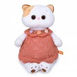 Budi Basa Мягкая Игрушка Кошечка Ли-Ли в вязаном платье (27см, в подарочной коробке) LK27-076, (ООО 