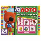 Умные Игры IQ-лото. Ми-ми-мишки. Веселые друзья (24 фишки) (в коробке) (от 3 лет) 737112, (ООО 