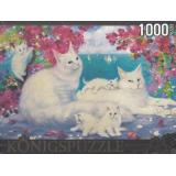 ПазлыKONIGSPUZZLE 1000 дет. Г. Котинова. Цветы. Лето. Море (Русская коллекция) РУКK1000-6631, (Рыжий кот)