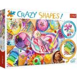 Пазлы 600 дет. Сладкий сон (Crazy Shapes) 11119, (KZWP Trefl-Krakow)