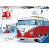 Пазлы3D 162 дет. VW Bus T1 (+аксессуары) (пластик) 12516, (Ravensburger)