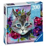 Пазлы 200 дет. Кошачьи глазки 12960, (Ravensburger)