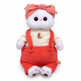 Budi Basa Мягкая Игрушка Кошечка Ли-Ли в трикотажном костюме (27см, в подарочной коробке) LK27-113, (ООО 