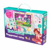 Подарочный Набор Enchantimals (4в1, лото с загадками, мемо пары, домино счет, пазл 24 дет., в коробке) 07564, (ООО 