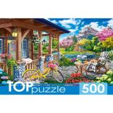 ПазлыTOPpuzzle 500 дет. Терраса у горного озера П500-0739, (Рыжий кот)