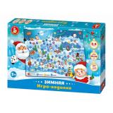 Настольная Игра Зимняя (игра-ходилка, фишки, кубик, в коробке, от 5 лет) 05123, (ООО 