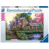 Пазлы 1000 дет. Романтический домик 15184, (Ravensburger)