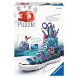 Пазлы3D 112 дет. Подставка под карандаши и ручки. Кроссовок Русалка (+аксессуары, пластик) 11279, (Ravensburger)