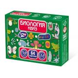 Настольная Игра ИГРОТЕКА КВИЗ. Биология (64 карточки, 5-9 класс, в коробке, от 12 лет) 51-0204-01, (Просвещение-Союз)