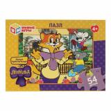 Пазлы 54 дет. Умные Игры. Новые приключения Леопольда 459106, (ООО 