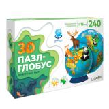 Пазлы3D 240 дет. Глобус. Животный мир (d=15см, с дополненной реальностью, пластик) 26307, (ООО 