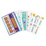 WoodLandToys Обучающая игра. RusPad (планшет, 72 детали, карточки, инструкция, дерево, в коробке, от 3 лет) 139108/139106, (ООО 