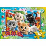 Пазлы 80 дет. Умные Игры. Котята 007832, (ООО 