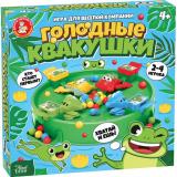 Настольная Игра Актив time. Голодные квакушки (игровое поле, инструкция, в коробке, от 4 лет) 70035, (ООО 