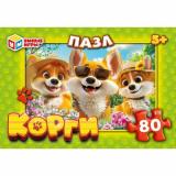 Пазлы 80 дет. Умные Игры. Корги 007788, (ООО 