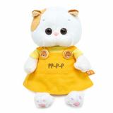 Budi Basa Мягкая Игрушка Кошечка Ли-Ли BABY в сарафане с тигрятами (18см, +комплект одежды, в подарочной коробке) LB-147, (ООО 