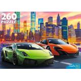 Пазлы 260 дет. Роскошные автомобили в мегаполисе Ф260-0183, (Рыжий кот)
