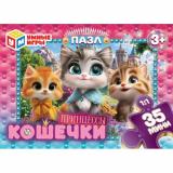 Пазлы 35 дет. Умные Игры. Кошечки Принцессы 033978, (ООО 