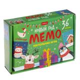 Настольная Игра Мемо. Новый год (36 карточек, в коробке, от 3 лет), 36ИнМ_35265, (Хатбер-М)
