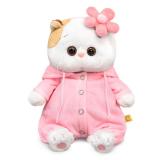 Budi Basa Мягкая Игрушка Кошечка Ли-Ли BABY в комбинезоне и с цветочком (20см, в подарочной коробке) LB-155, (ООО 
