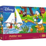 Пазлы 160 дет. Приключение на берегу озера. Дональд Дак. Disney  (40 лет Trefl) 40053, (KZWP Trefl-Krakow)