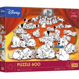 Пазлы 600 дет. 101 далматинец. Disney (40 лет Trefl) 37604, (KZWP Trefl-Krakow)