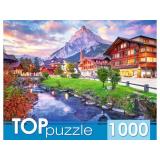 ПазлыTOPpuzzle 1000 дет. Город в Швейцарии ШТТП1000-8740, (Рыжий кот)