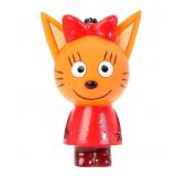 Играем Вместе Игрушка для ванны. Капитошка. Три Кота. Карамелька (4*5*12см, в сетке, от 3 лет) ST-FT1809-B01, (Huada Toy Co.,Ltd)