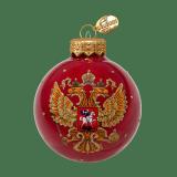 Елочное Украшение Шар. Герб России (d=10см, серия 