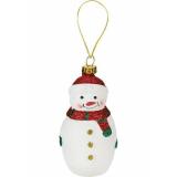 Елочное Украшение Подвеска Снеговик (10,3см, пластик, в пакете) НУ-2660, (ООО 