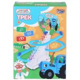 Настольная Игра Играем вместе. Трек. Синий трактор (+фигурки, свет, звук, в коробке, от 3 лет) 416067/BLUTRA-3LAD, (Huada Toy Co.,Ltd)