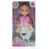 Кукла (12,5см, с кошечкой, в коробке, от 3 лет) 3124101, (Shantou City Chenghai District Huada Toys Co., Ltd)
