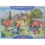 ПазлыМакси 40 дет. Пожарные В-040025, (Castor Drukarnia i Wydawnictwo)