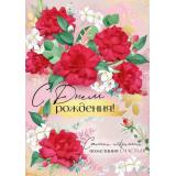 30001248 С Днем рождения! (открытка, гигант, текст, фольга), (ИмперияПоздр)