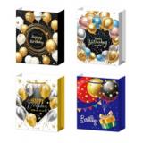 Пакет Бумажный 30*42 Твой день (в ассорт., фольга) SR758L, (Yiwu Ouwei Paper packaging Co.,Ltd.)