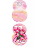7018212 8 Марта! (карточка, текст, вырубка), (МирОткр)
