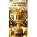 70001334 С наилучшими пожеланиями! (конверт для денег, мужской), (МирПоздр)