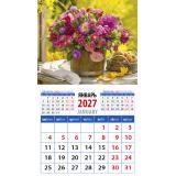 КалендарьНаМагните 2027 Прекрасный букет (94*167, отрывной) 20716, (День за днем)