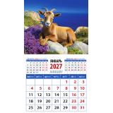 КалендарьНаМагните 2027 Год козы. На берегу моря (Символ года) (94*167, отрывной) 20727, (День за днем)