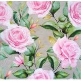 Салфетки бумажные Bouquet Home Collection Classic Очаровательные розы (33*33см, 3-слоя, 20шт.) 25483, (ООО 