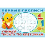 ПервыеПрописи Учимся писать по клеточкам (Арт.33231), (Фламинго, 2024), Обл, c.16