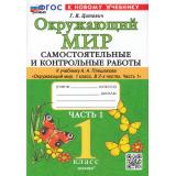 ФГОС Цитович Г.И. Самостоятельные и контрольные работы по Окружающему миру 1кл (Ч.1/2) (к учеб. Плешакова А.А.), (Экзамен, 2025), Обл, c.80