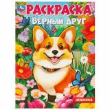 Раскраска Верный друг (А4), (Умка, 2024), Обл, c.16